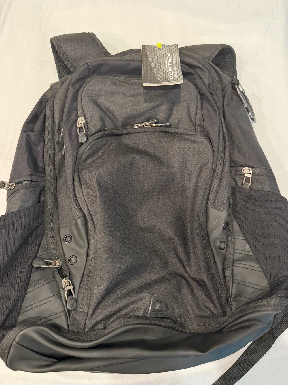 Vertex Technical Series Black Laptop Backpack Multi Compartment Travel Work Bag